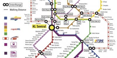吉隆坡中央火车站地图