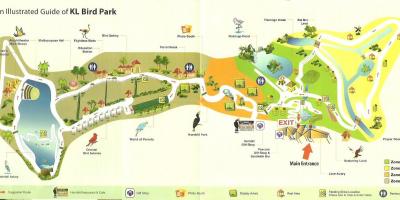 吉隆坡鸟公园地图