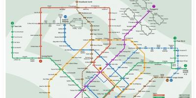 地铁图在马来西亚