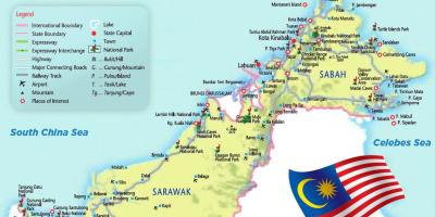 机场在马来西亚地图