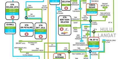 轻轨ktm路线图