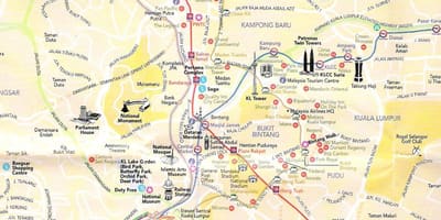 吉隆坡市中心地图