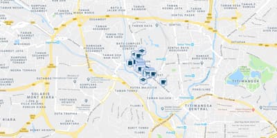 地图jalan怡保的吉隆坡