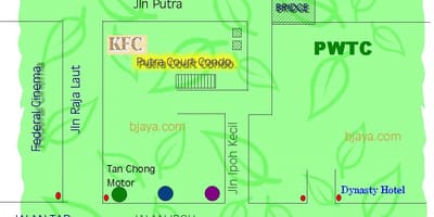 部乌塔斯吉隆坡的地图
