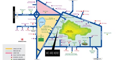 地图上的马来亚大学