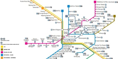 公共运输地图马来西亚