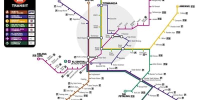 地图的过境ktm