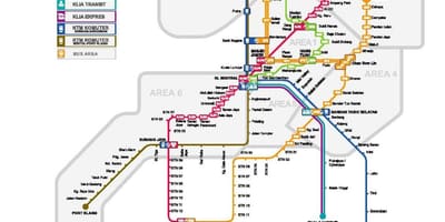 Myrapid轻轨的地图