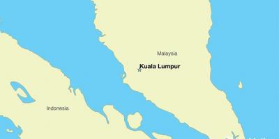 地图马来西亚首都
